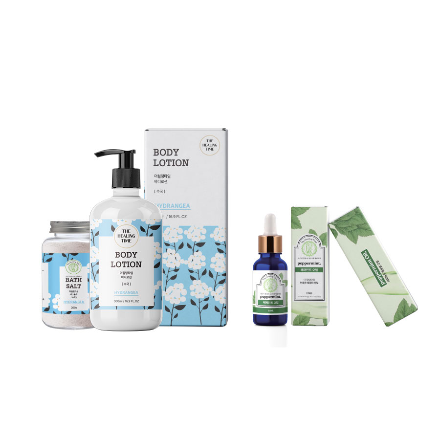 바디로션·바스솔트·아로마오일 - 더 힐링타임 | P&W BODY PRODUCTS